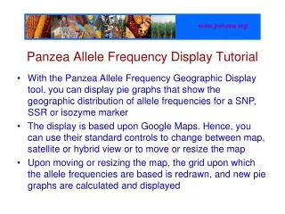 Panzea Allele Frequency Display Tutorial