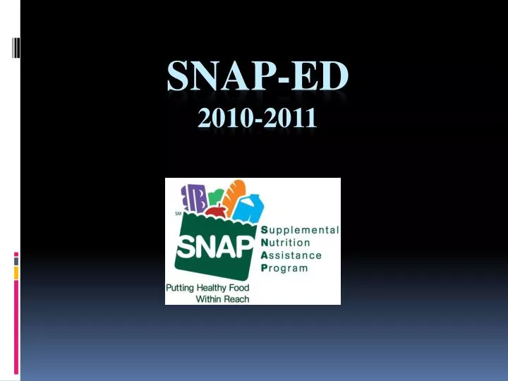 snap ed 2010 2011