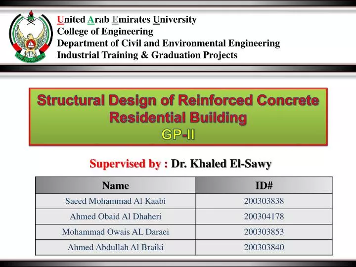 structural design of reinforced concrete residential building gp ii