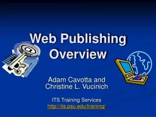 Web Publishing Overview