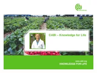 CABI – Knowledge for Life