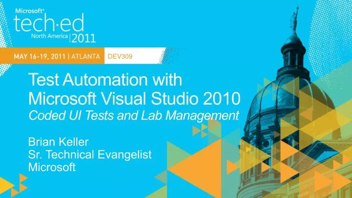 test automation with microsoft visual studio 2010 coded ui tests and lab management
