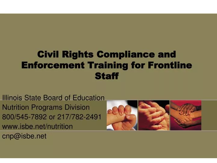 civil rights compliance and enforcement training for frontline staff