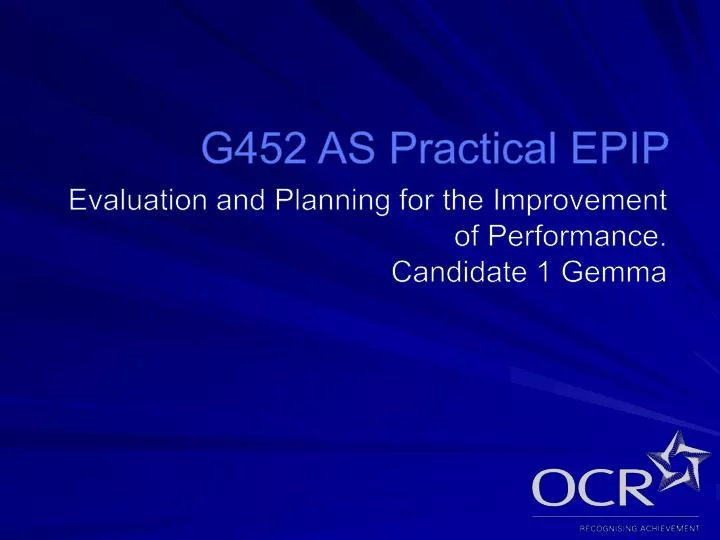 g452 as practical epip