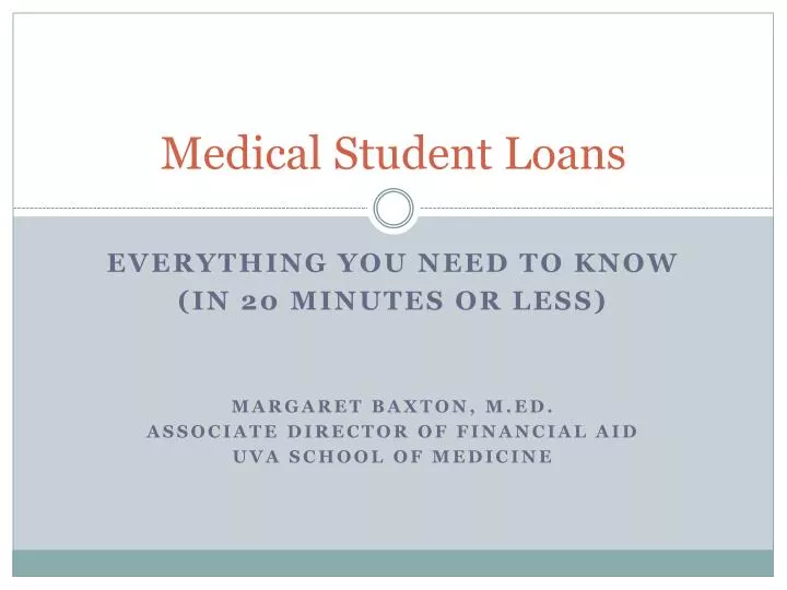 medical student loans