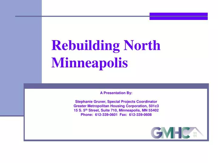 rebuilding north minneapolis