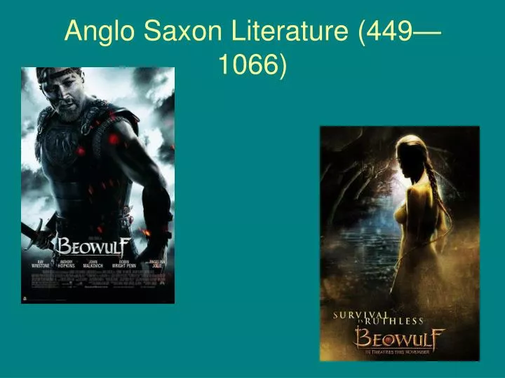 anglo saxon literature 449 1066