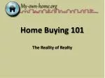 Home Buying 101 - slide 1