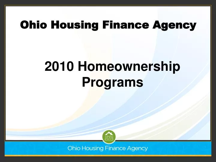 2010 homeownership programs