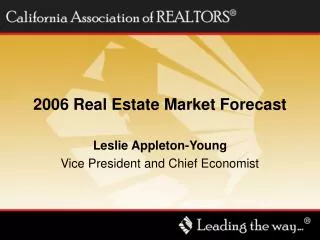 2006 Real Estate Market Forecast