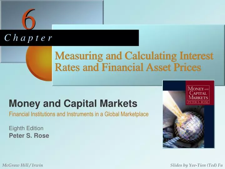 measuring and calculating interest rates and financial asset prices