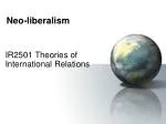 Neo-liberalism - slide 1