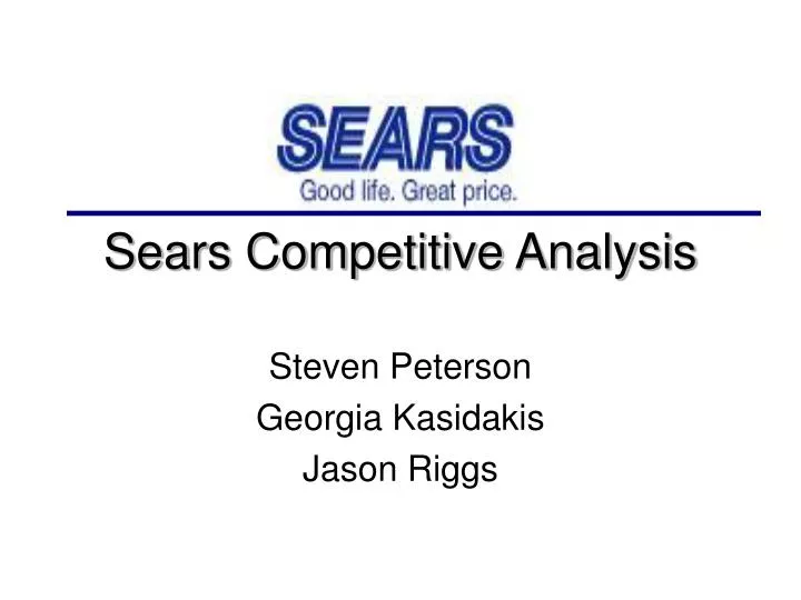 sears competitive analysis
