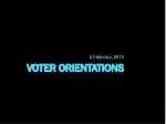 Voter Orientations - slide 1