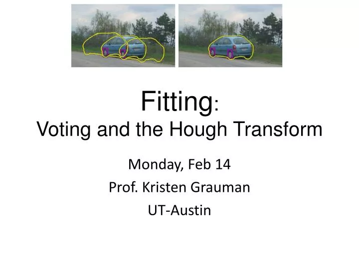 fitting voting and the hough transform