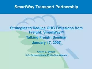 SmartWay Transport Partnership