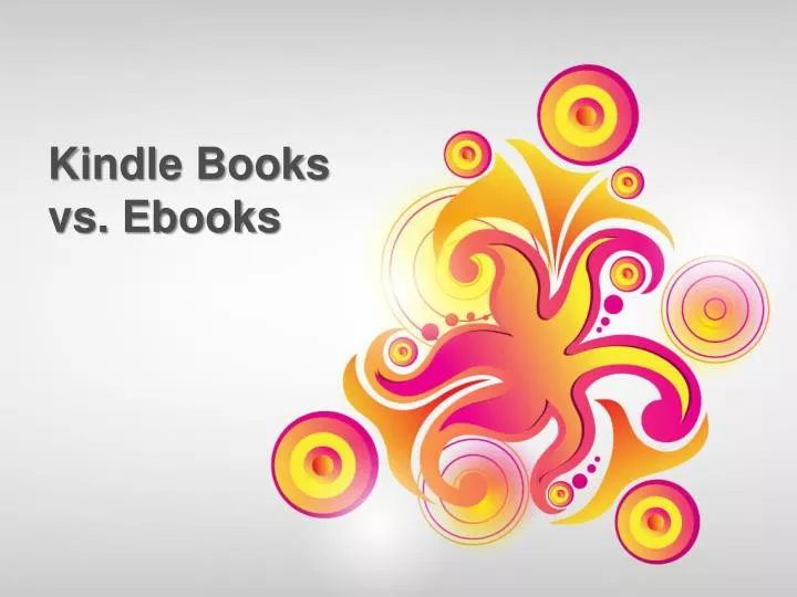 kindle books vs ebooks