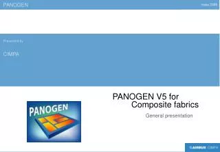 PANOGEN V5 for Composite fabrics