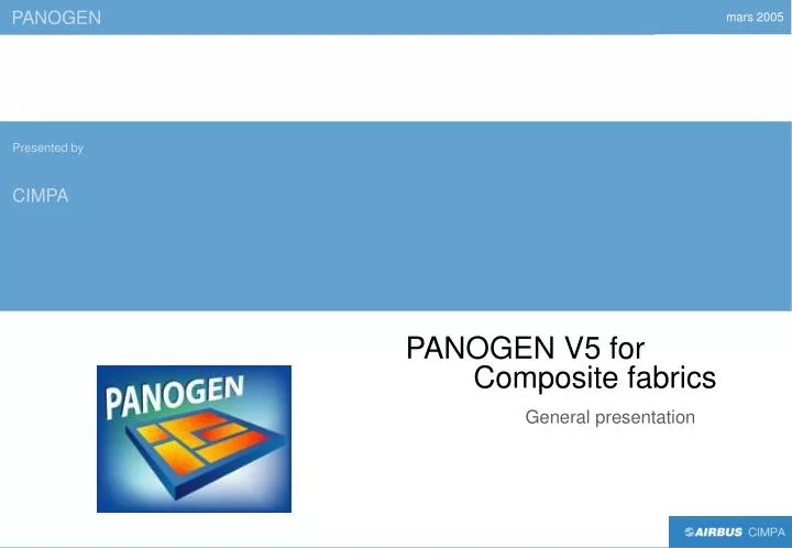 panogen v5 for composite fabrics