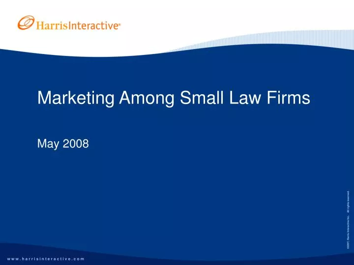 marketing among small law firms may 2008