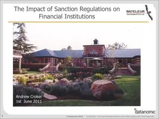 The Impact of Sanction Regulations on Financial Institutions