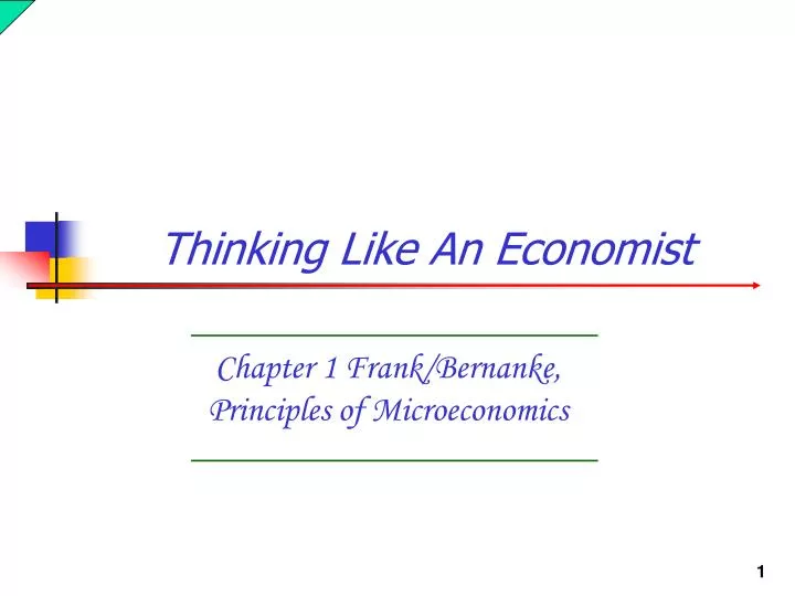 chapter 1 frank bernanke principles of microeconomics