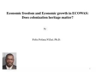 Economic freedom and Economic growth in ECOWAS: Does colonization heritage matter?