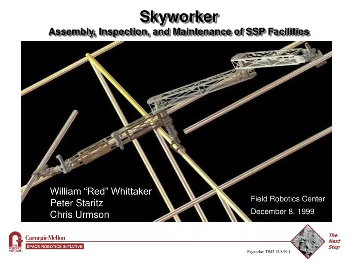 skyworker assembly inspection and maintenance of ssp facilities