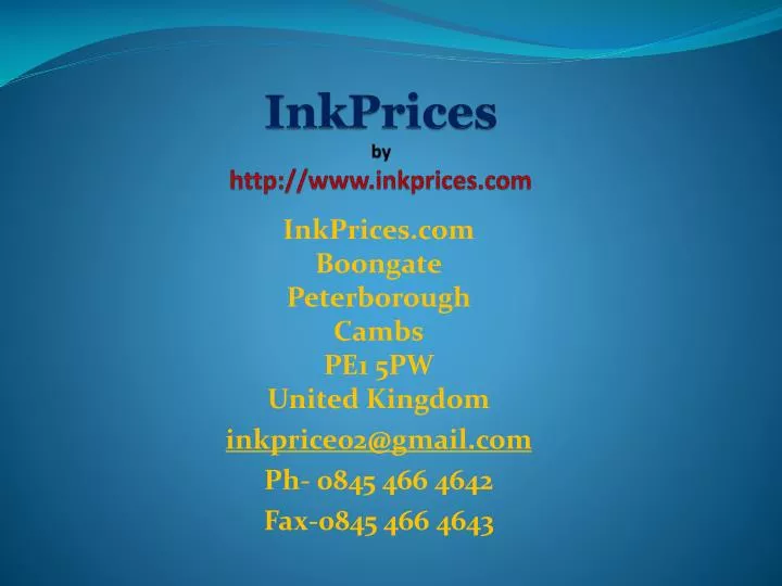 inkprices by http www inkprices com