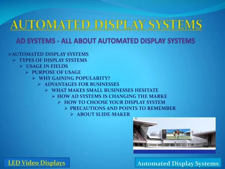 ad systems all about automated display systems