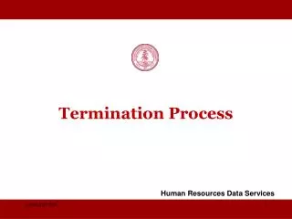 Termination Process