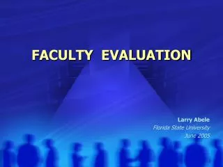 FACULTY EVALUATION