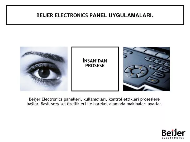 beijer electronics p anel uygulamalari