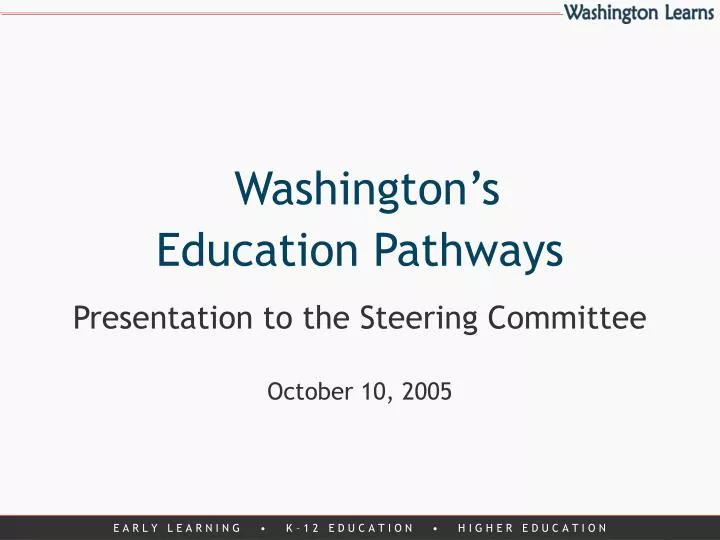 washington s education pathways