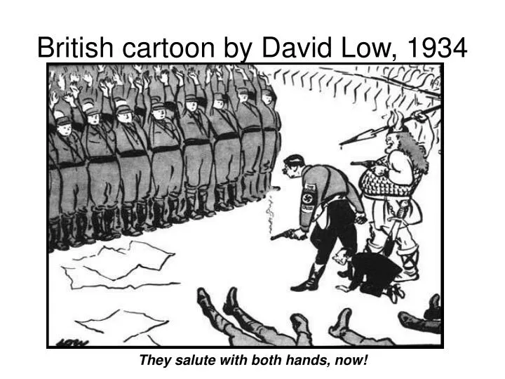 british cartoon by david low 1934
