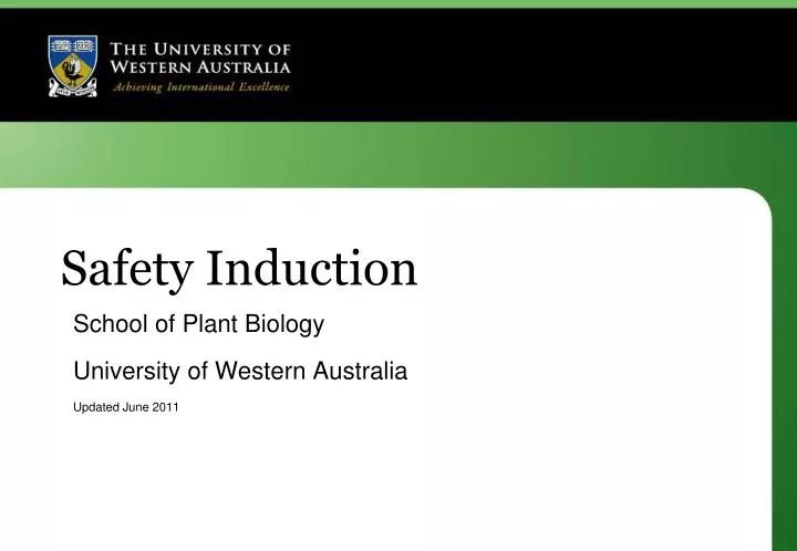 safety induction