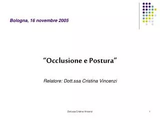 Bologna, 16 novembre 2005