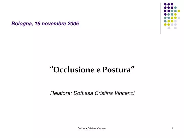 bologna 16 novembre 2005