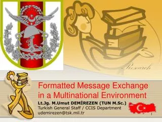 Formatted Message Exchange in a Multinational Environment