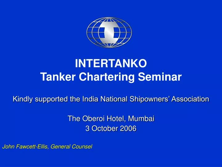 intertanko tanker chartering seminar