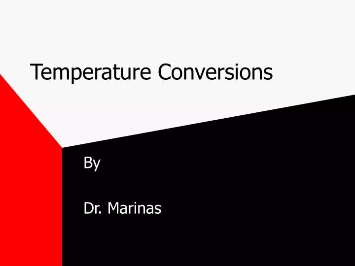 Fahrenheit and Celsius Conversion Formulas Fahrenheit to Celsius: Celsius  to Fahrenheit: - ppt download