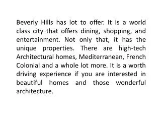 los angeles luxury real estate beverly hills