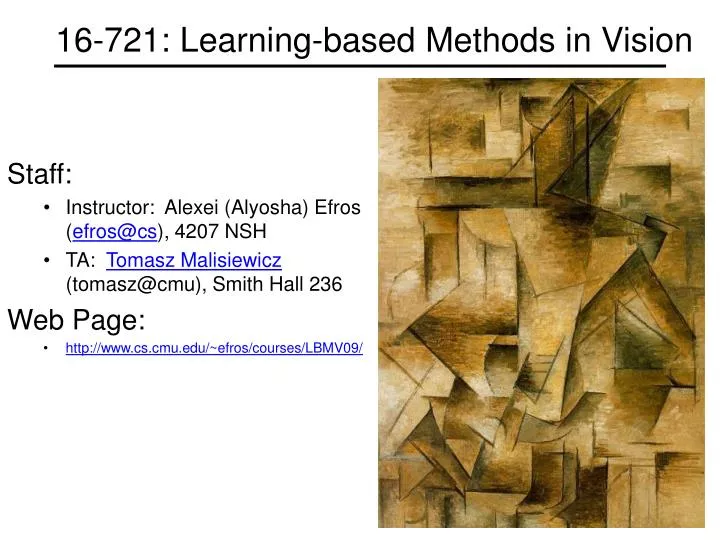 16 721 learning based methods in vision