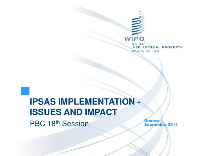 ipsas implementation issues and impact pbc 18 th session