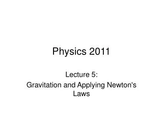 Physics 2011