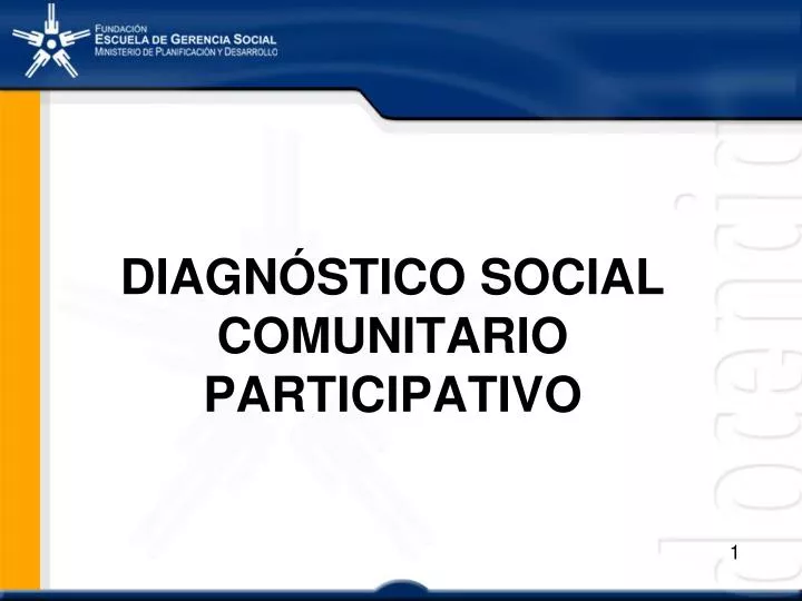 diagn stico social comunitario participativo