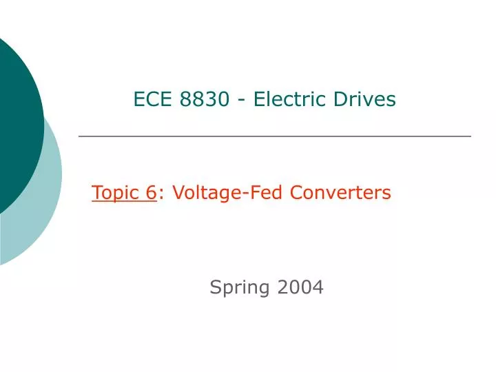 ece 8830 electric drives