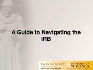 A Guide to Navigating the IRB