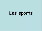 Les sports - slide 1