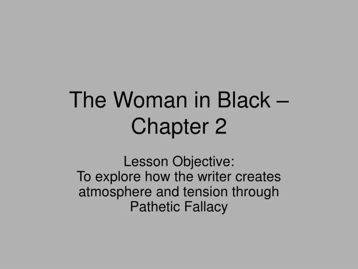 the woman in black chapter 2